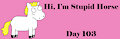 FurryCritters11 Day 103 - Stupid Horse