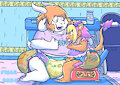 Asgore's Pretty Potty Princess by Friar