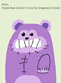 Bear Daily Character - Purple Bear (Foster's Home for Imaginary Friends)