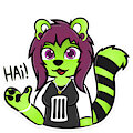 The first sticker for Sonikku !