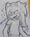 Tamer Doodle Sketch by SilverTyler25