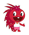 Flaky in Undershirt and Boxers