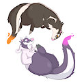 🦨🤎💜🦡