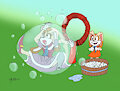 Bubble rabbits