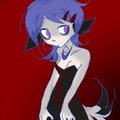 moris wearing a dress