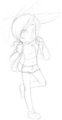 Athletic June Jogging Pose!