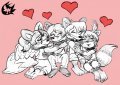 Group Hug by Firemario  by SkyeEldrich