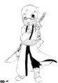 Galeas dressing up for Hume con XD by MaraschinoBunny