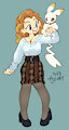 Astrid and her new trainer by Flipside