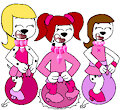 Triple D Dalmatian on Space Hoppers