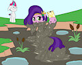 mud selfie by mucky