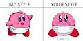 Baby Kirby Style Meme (Azurexary781 N ME)