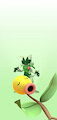 Floragato photo bombed by Bellspout (Pokémon GO) by TheGamerPainter