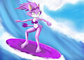 Blaze gone surfing by HawksHawkiss