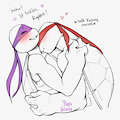 Smol kisses by PurpleVelBeth