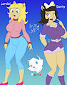 Piggsburg Pigs: Lorelei and Dotty (color) by NuemekColor