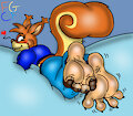 Such Squirrely Toes by TheRedSkunk
