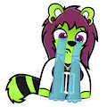 Crying sticker for Sonikku