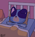 Bluey sleeping