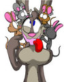 Tooie Loves the Mice! Commission -- Yo-Snap by TooieAndKoie