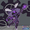 cozneko bunnyknight by TrapKnight