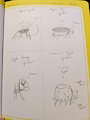 Nonsense-Tober Sketch Day 31 - Your 2 Word Comb: Apple + Spider