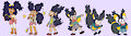Iris to Emolga TF (New Color) by JoffRob