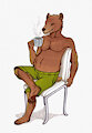 Grizzly? Not while having a cuppa