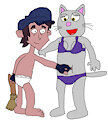 GIFT: Leo San Juan Poking Alexa the Cat's Bellybutton