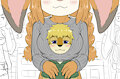 sweater snuggling