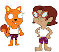 Gift: Penny Sanchez and Kiff Chatterley in their Undershirt and Boxers