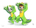 Dino Buddies by pandapaco