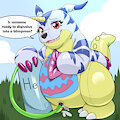 Gabumon blimpmon by KASTMI