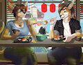 Ringtail, ‘Roo and Sushi! By Naty