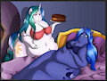 Fat Anthro Celestia and Luna