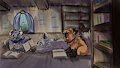Rockruff Book Club - Rdy Fanart by RazorFiredog