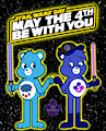 Fist bumping for Star Wars Day 2024