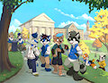 Furry University by pandapaco