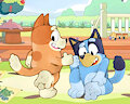 this episode of Bluey is called "bugs" by orangeAlaska