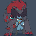 Protective Zoroark by LlyanaTherasll