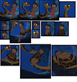 Mowgli and kaa by vasan
