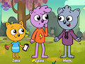 Zeke, Zadie and Malik in my style