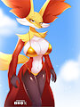 Sexy Delphox [Fanart]