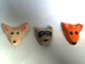 Two Vulpines and a Raccoon by Autumnringtail