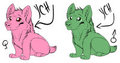 YCH Pup Bases by DoubleRainbowBear
