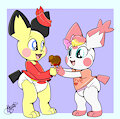 Candy Apple Sharing -By NazzNikoNanuke-