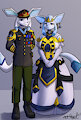 Commission - The Glaceon Soldier - Soldiers stand strong