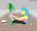 Ghostfox & Rose's mud bath