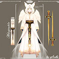 DIVINE ANGEL sky warrior furry by AREKX
