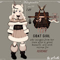 GOAT GIRL little furry survivor by AREKX